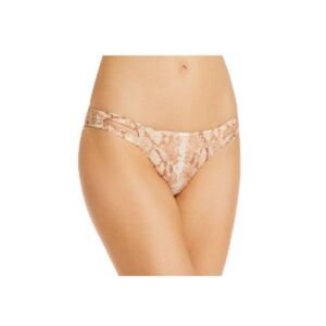 Vitamin A Neutra Hipster Bikini Bottoms Beige Khaki Medium NWT